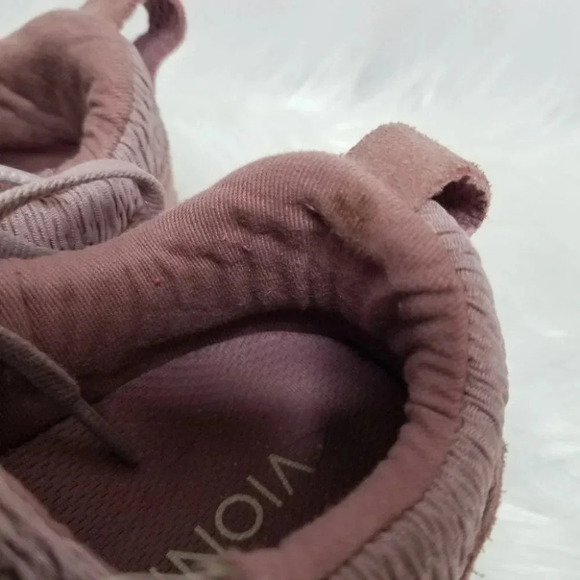 Vionic Remi Comfort Sneakers Side Zipper Mauve Pink 7.5 - Picture 5 of 10